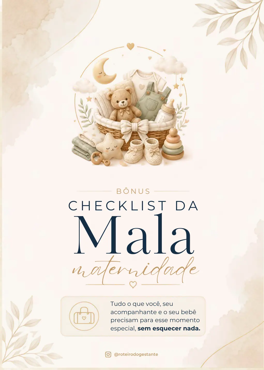 Capa do Checklist da Mala Maternidade